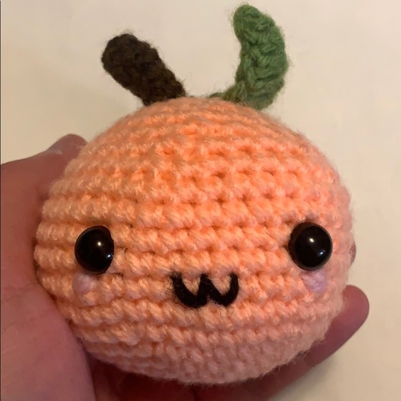 Hand Crafted Other - 💓Sale💓 Peach crochet plush handmade amigurumi